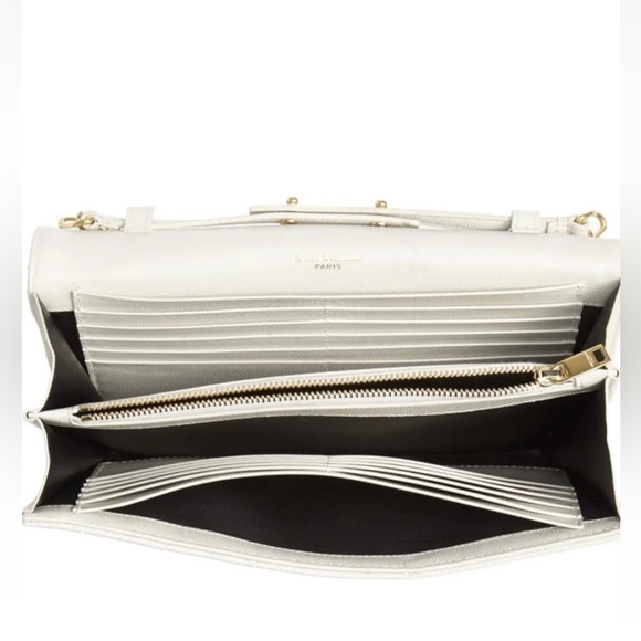 AUTHENTIC Yves Saint Laurent Envelope Chain Purse BNIB - Picture 4 of 6